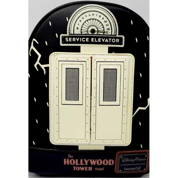 2024 Disney Parks Tower of Terror GITD Stitch Donald‎ Mickey Loungefly B… - Picture 2 of 5